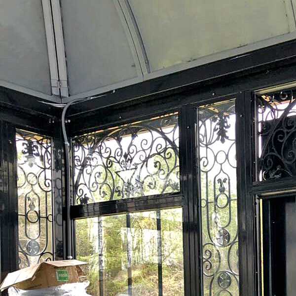 glass greenhouse, Victorian greenhouse, black greenhouse, Victorian greenhouse for sale